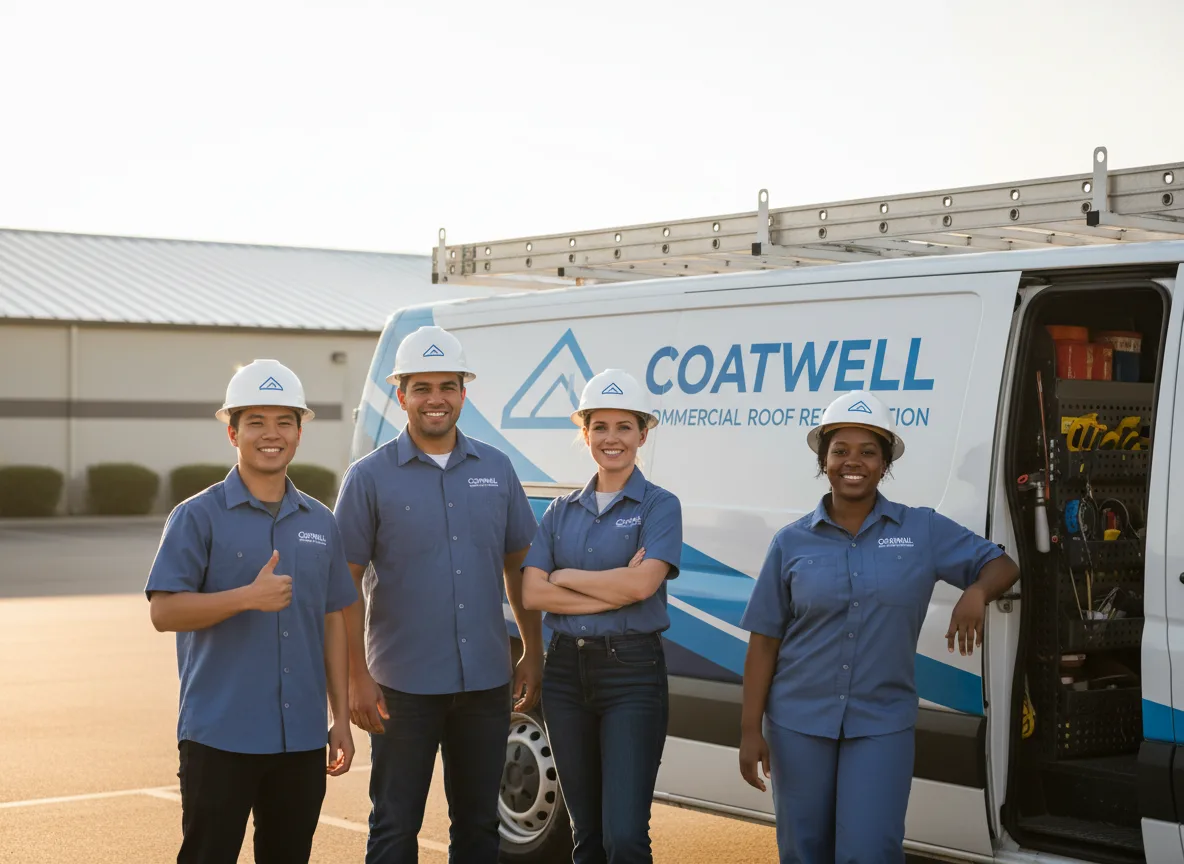 Commercial roof coating company in Sidon, MS